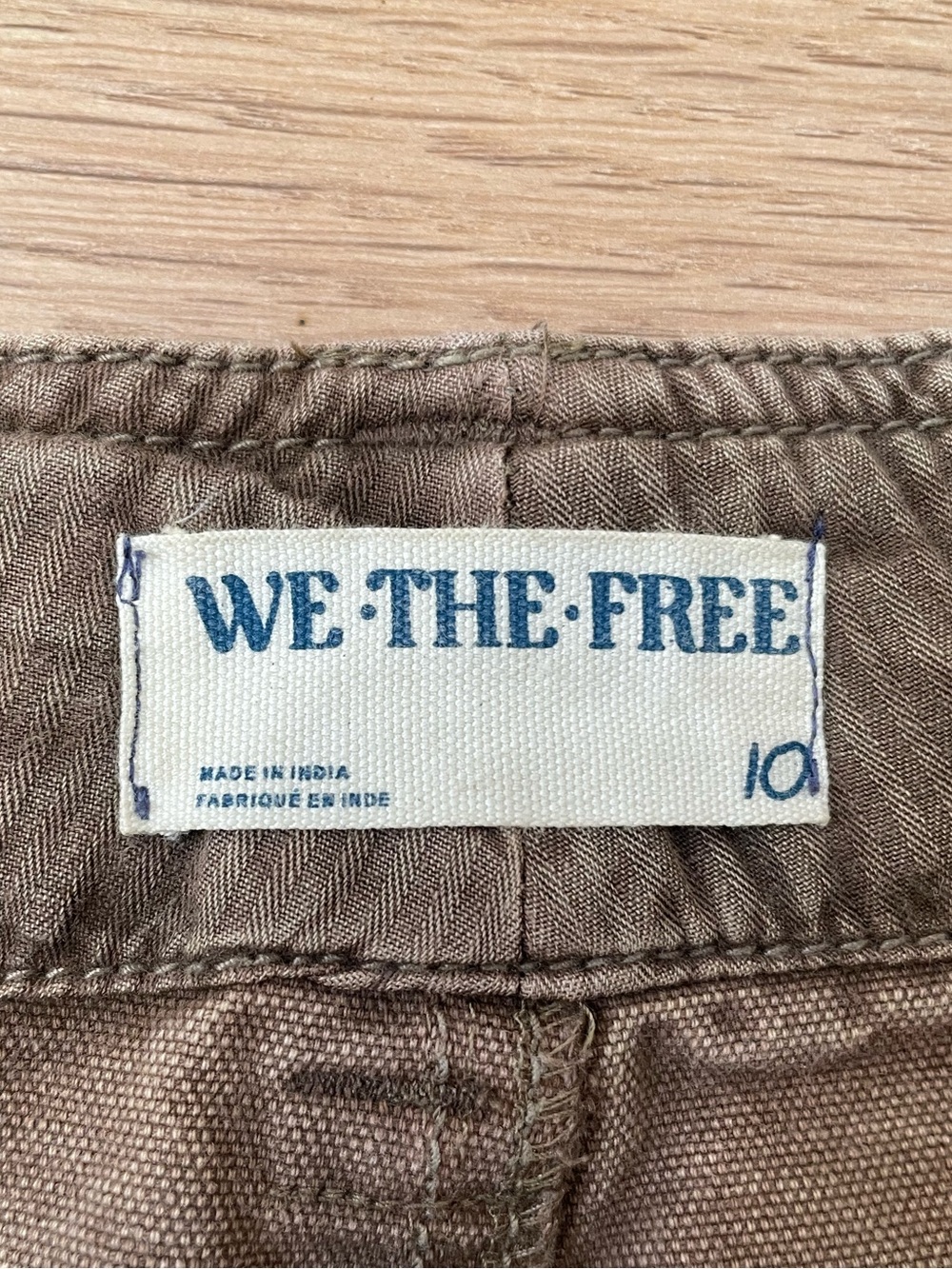 Free People Supersonic Slim Pants - size 10 (large) 100% Cotton - Picture 5 of 8